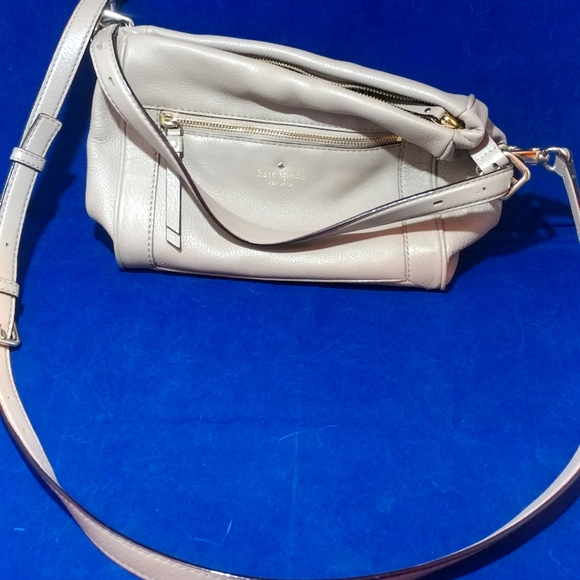 Taupe Kate Spade Crossbody Purse - Picture 1 of 7